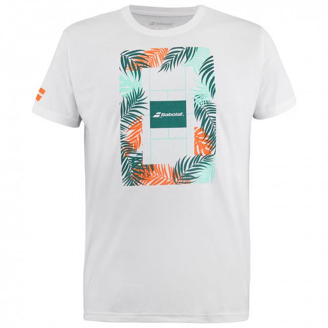 Babolat Exercise Message Tee White